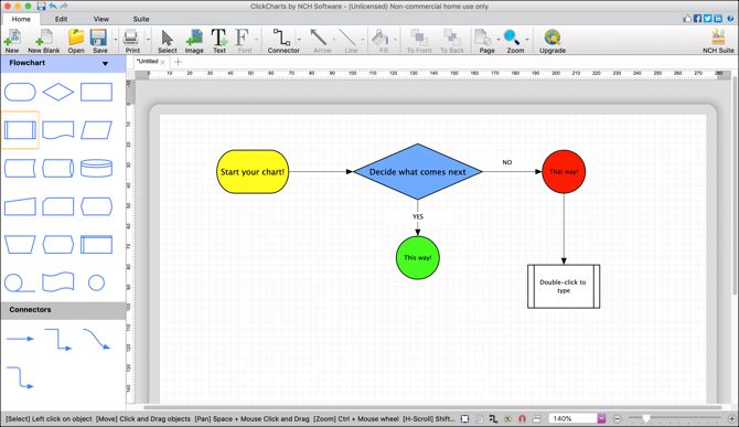 free software to draw flowcharts for mac